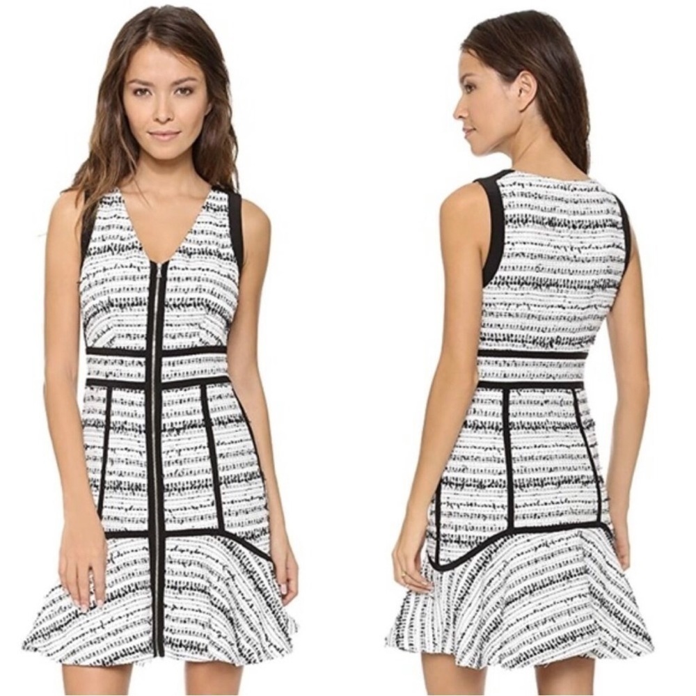 𝅺NWOT Rebecca Taylor Sleeveless Rafia Tweed Dress